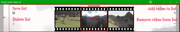 Playlist Video Player