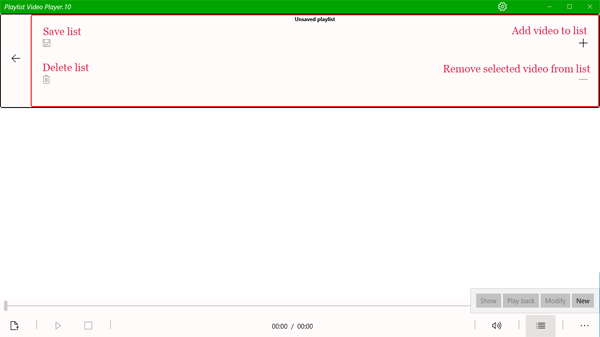 Playlist Video Player