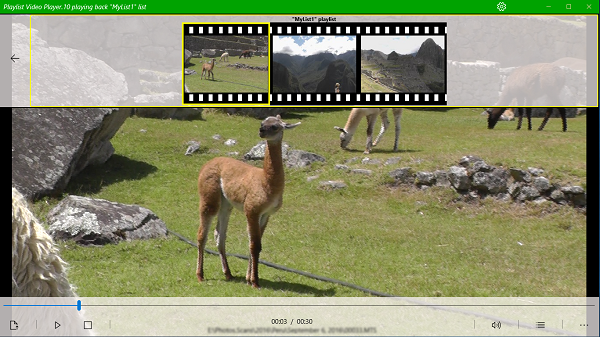 Playlist Video Player