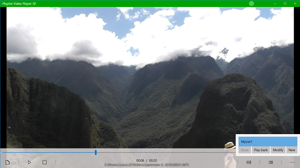 Playlist Video Player