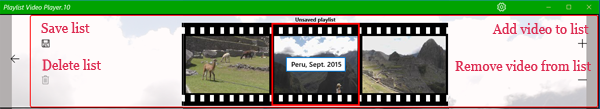 Playlist Video Player