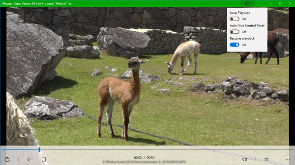 Playlist Video Player